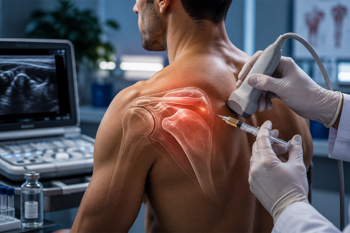 العلاج بالخلايا الجذعية لإصابات الكتف باستخدام تقنيات الطب التجديدي.