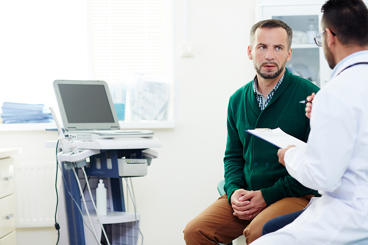Medical team discussing an individualized treatment plan for a patient with erectile dysfunction.