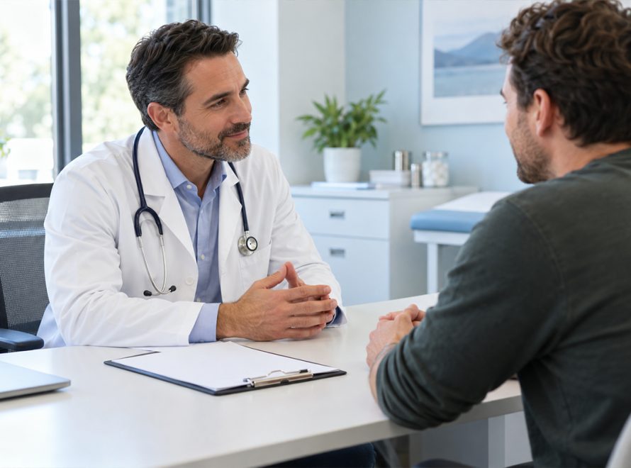 Doctor consultation to diagnose the causes of erectile dysfunction